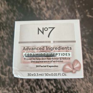 No7 Advanced Ingredients ceramides and peptides